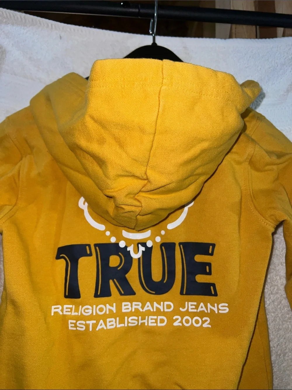 True Religion Kids Yellow Full-Zip Hoodie